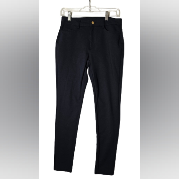 MICHAEL Michael Kors Pants - MICHAEL Michael Kors Navy Stretch Work Pants Tapered Leg Women's Size 6